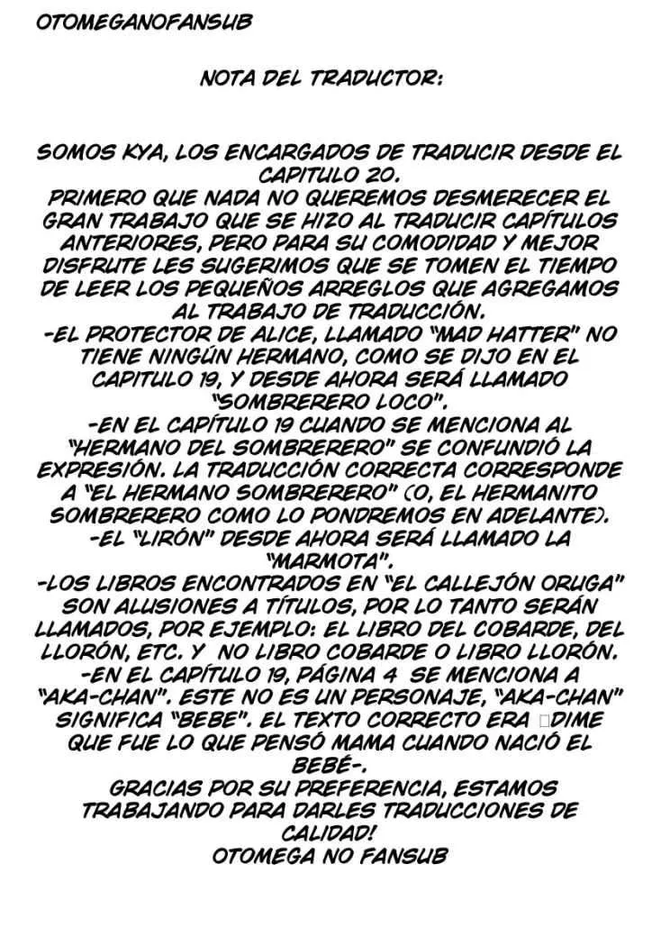 Are you Alice? Capítulo 22 en Línea - página 1