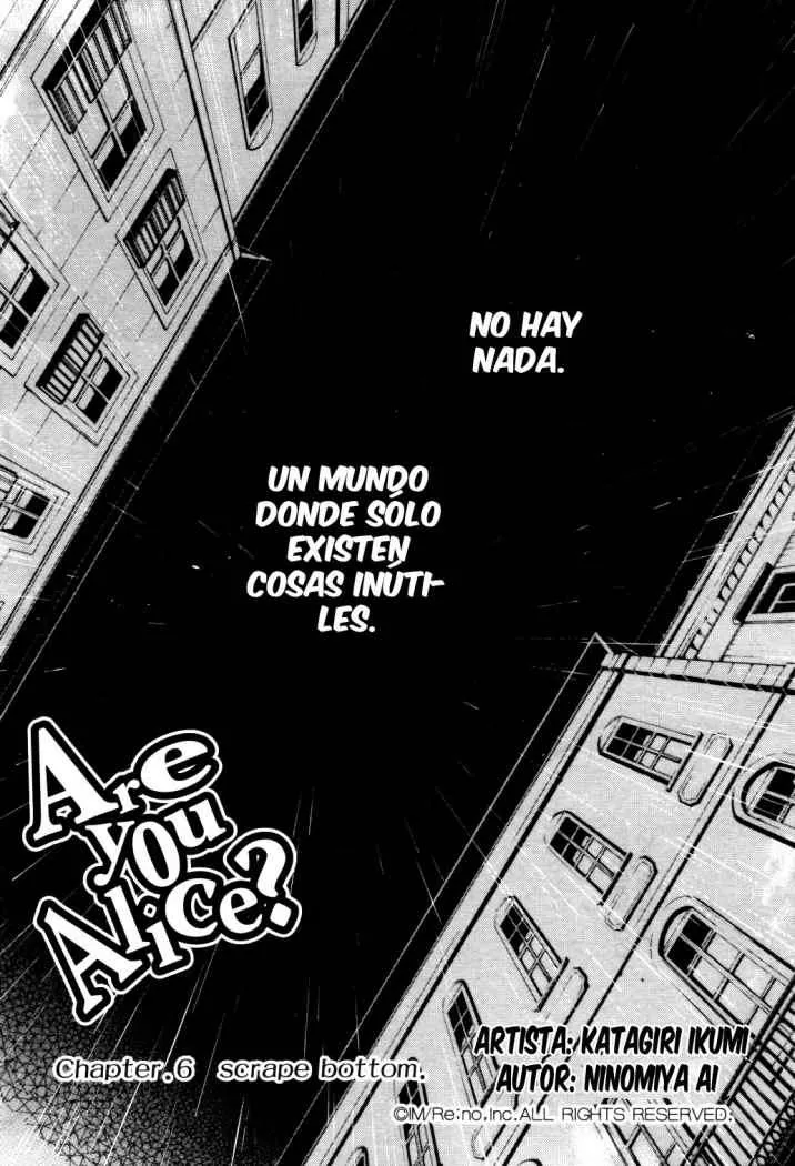 Are you Alice? Capítulo 6 en Línea - página 1