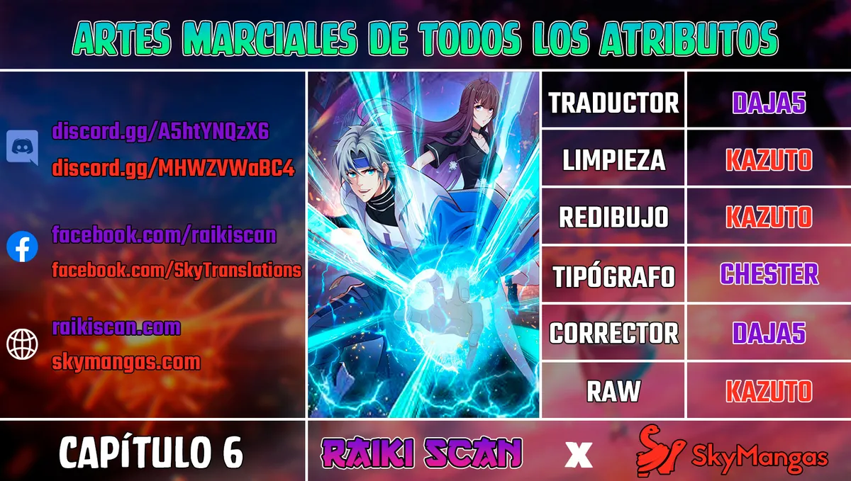 Artes Marciales De Todos Los Atributos Capítulo 6 en Línea - página 1