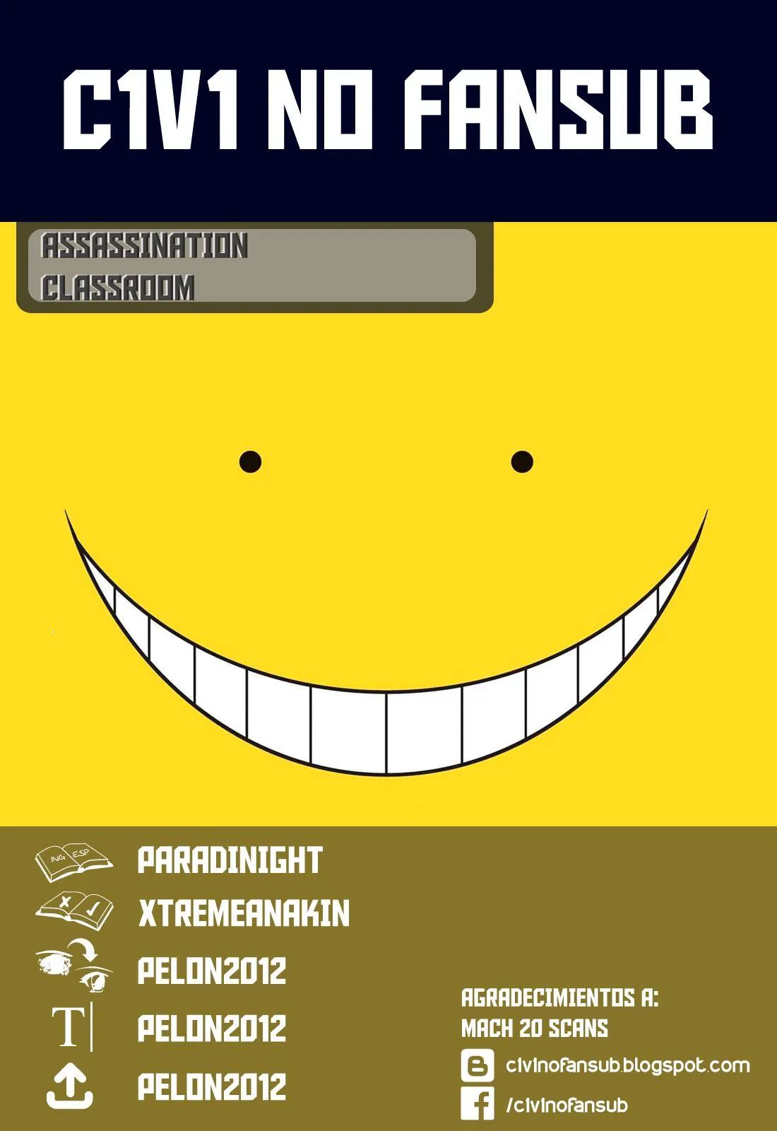 Assassination Classroom Capítulo 155 en Línea - página 1