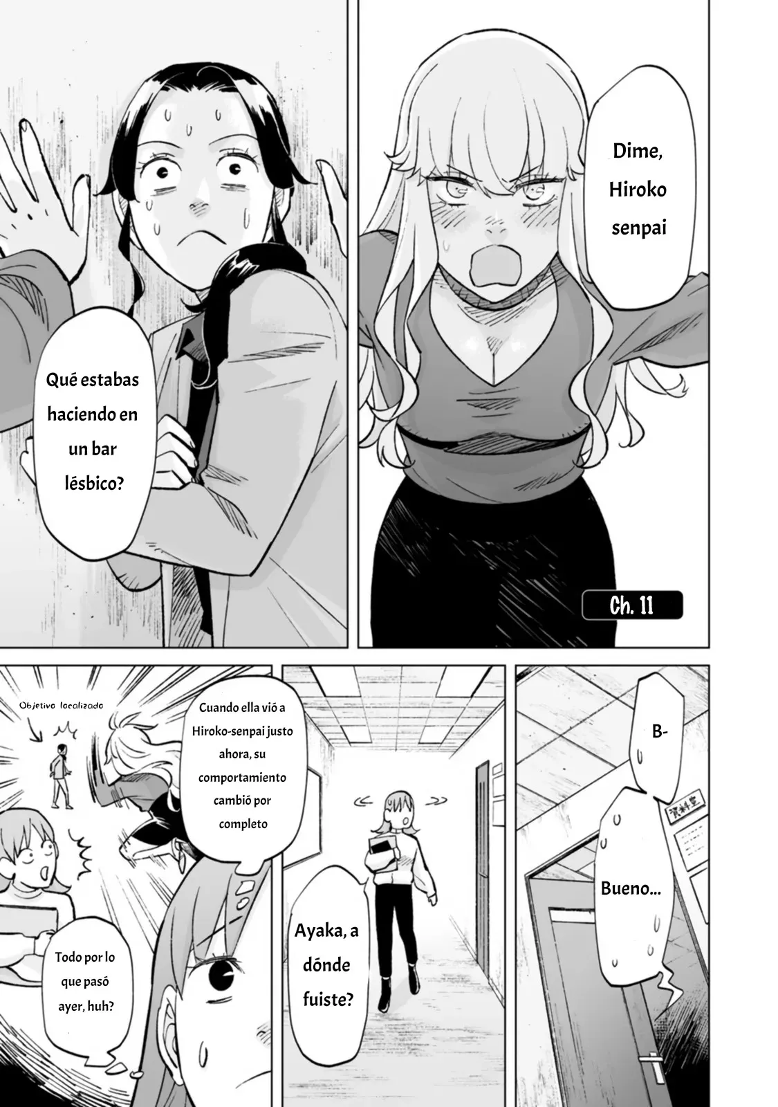 Ayaka-chan wa Hiroko Senpai wo Otoshitai Capítulo 11 en Línea - página 1
