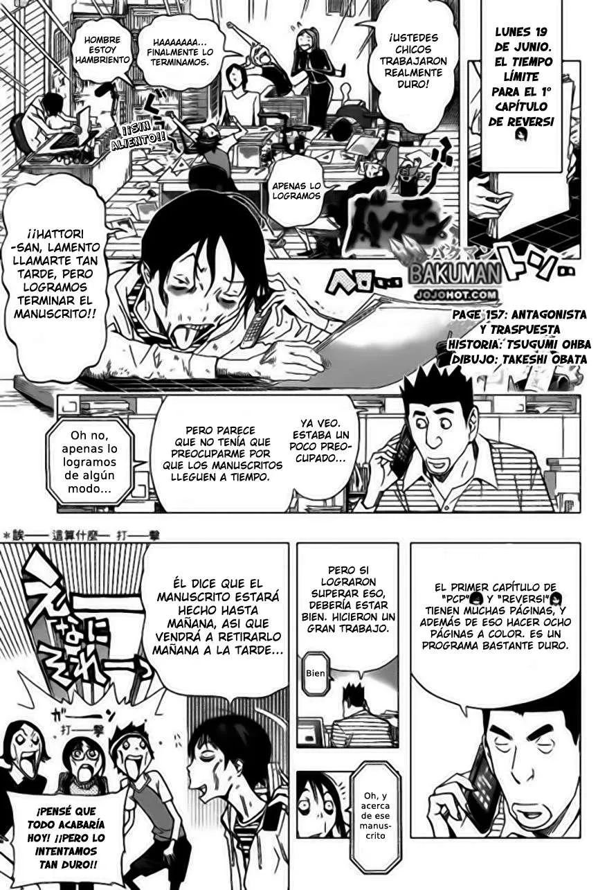 Bakuman Capítulo 157 en Línea - página 1