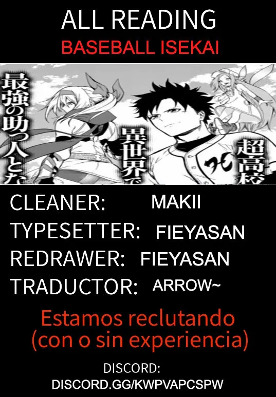 Baseball Isekai Capítulo 10.2 en Línea - página 1