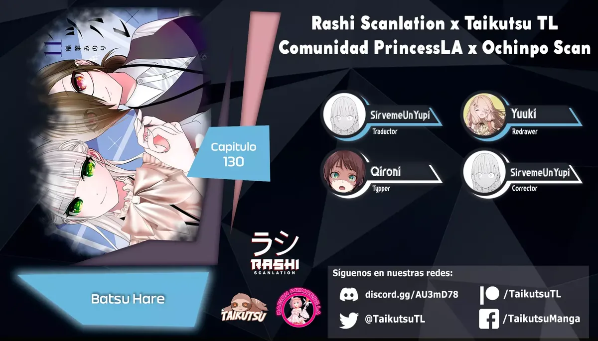 Batsu Hare Capítulo 130 en Línea - página 1