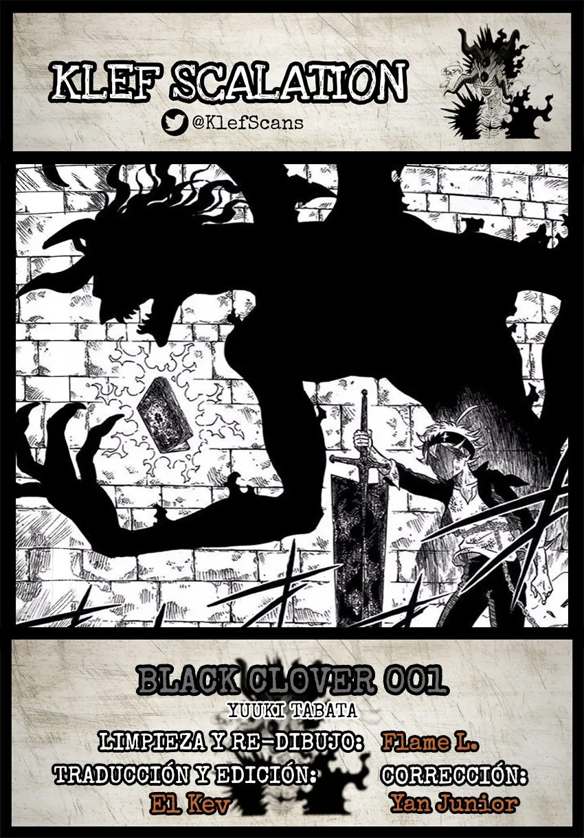 Black Clover Capítulo 1 en Línea - página 1