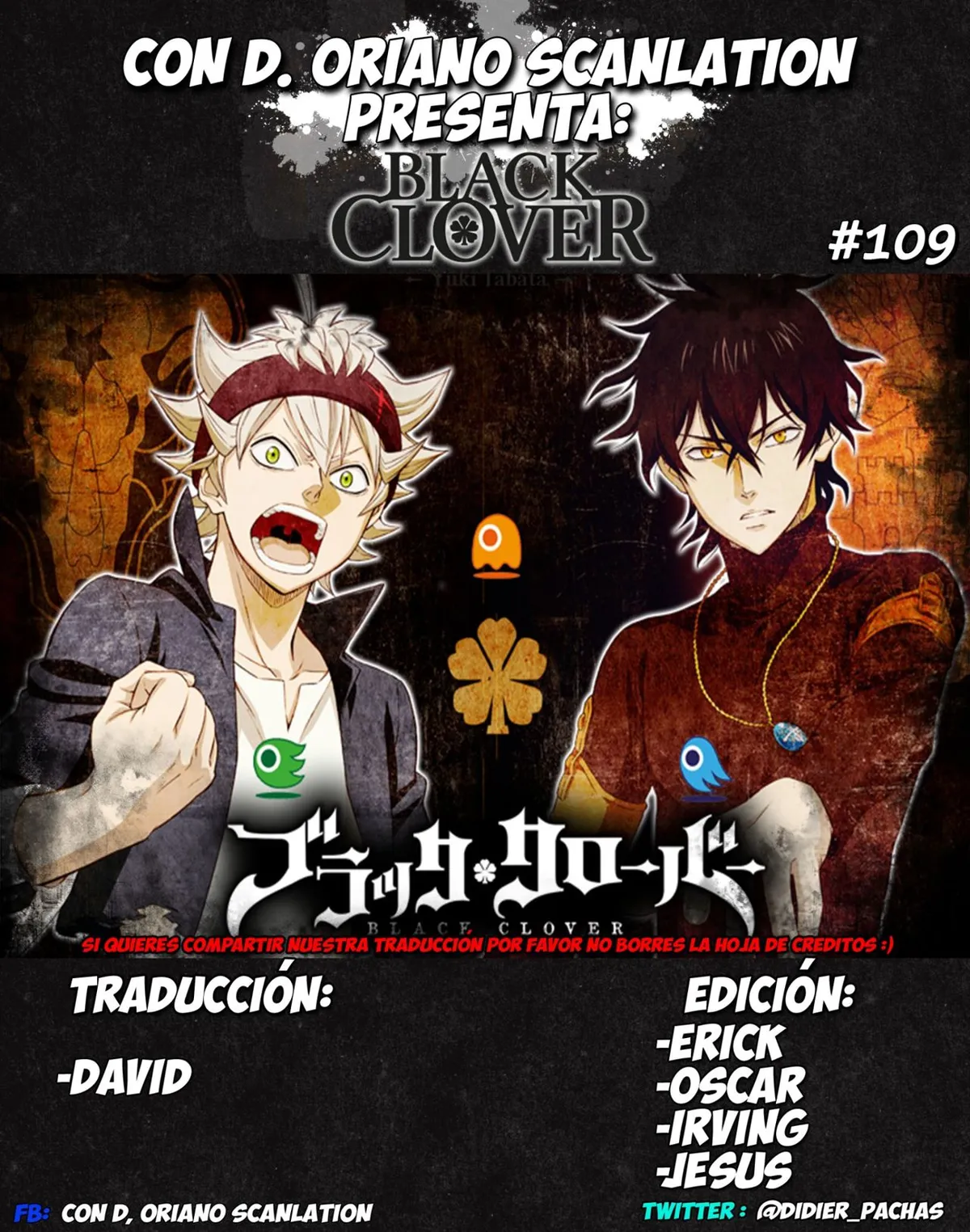 Black Clover Capítulo 109 en Línea - página 1