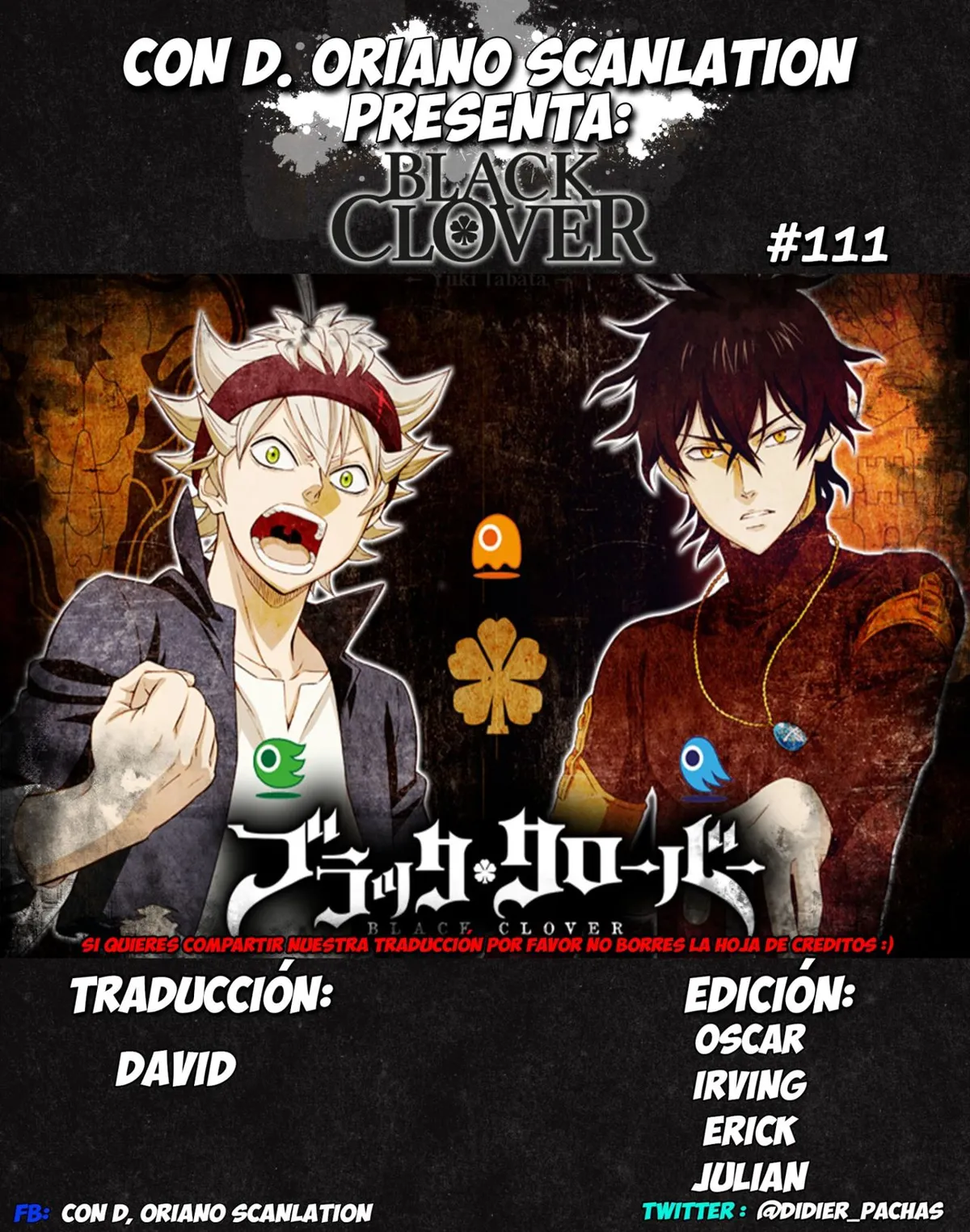 Black Clover Capítulo 111 en Línea - página 1