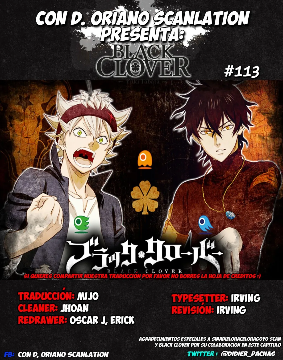 Black Clover Capítulo 113 en Línea - página 1