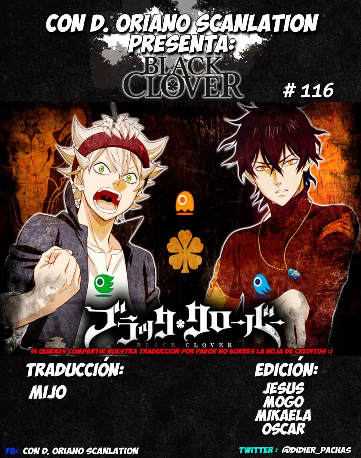 Black Clover Capítulo 116 en Línea - página 1