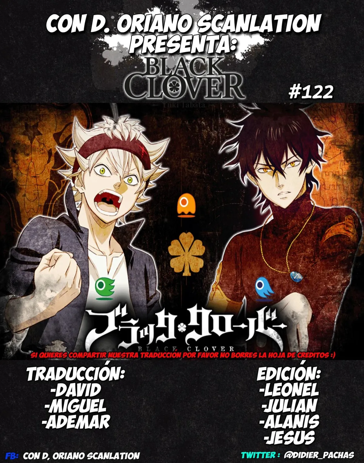 Black Clover Capítulo 122 en Línea - página 1