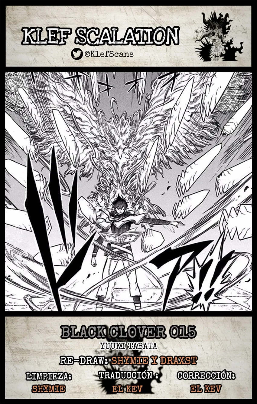 Black Clover Capítulo 15 en Línea - página 1
