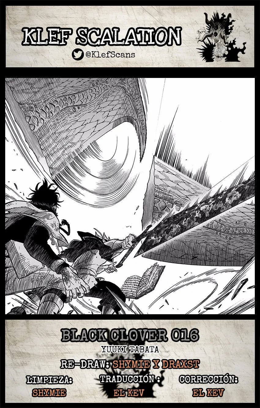 Black Clover Capítulo 16 en Línea - página 1