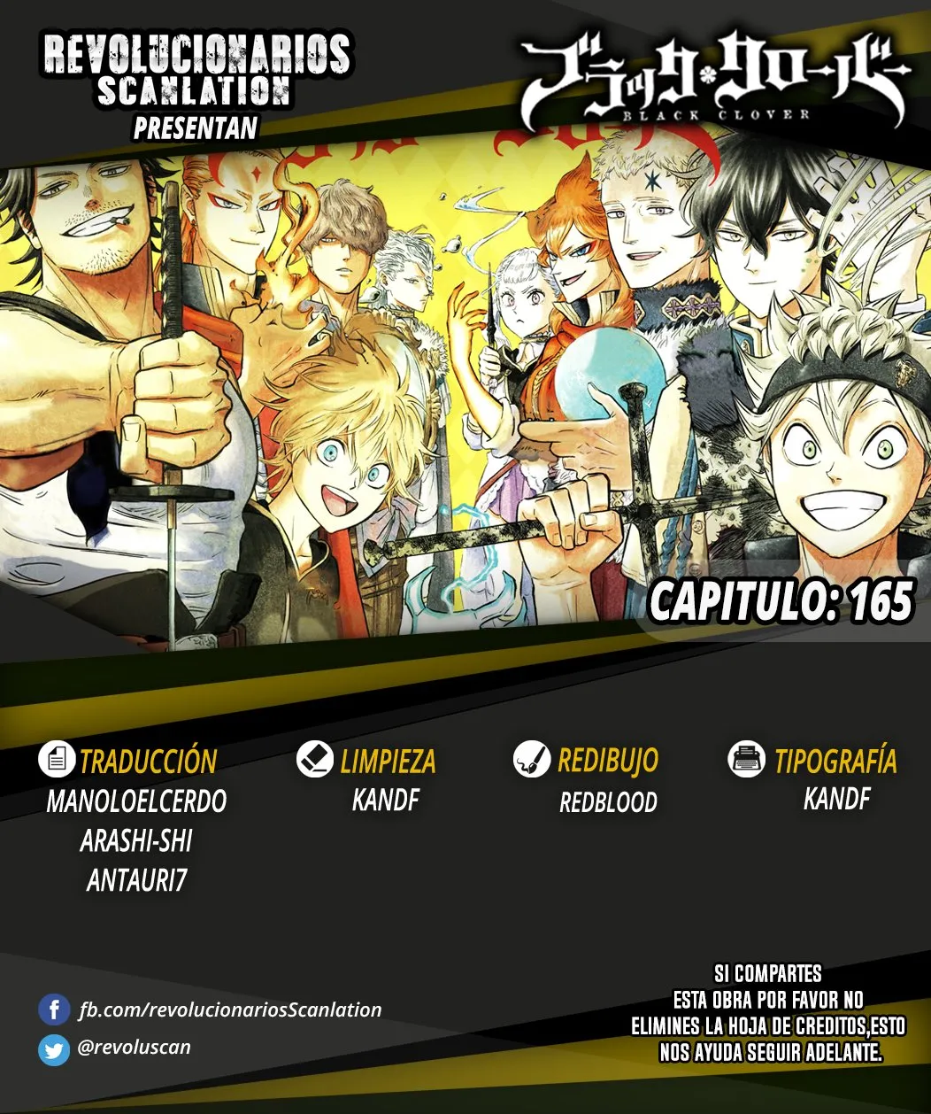 Black Clover Capítulo 165 en Línea - página 1