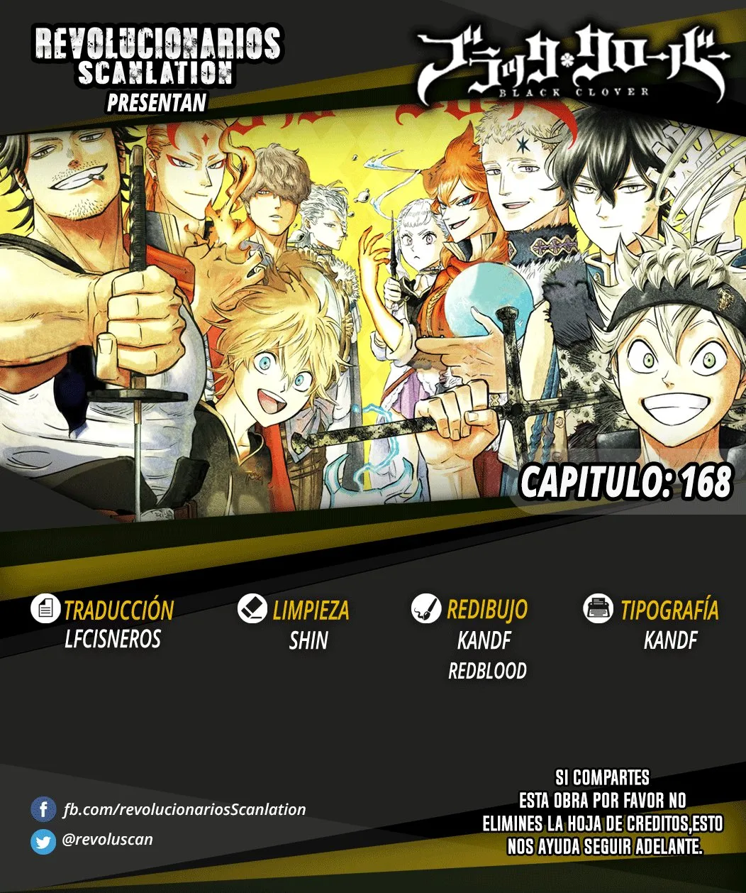 Black Clover Capítulo 168 en Línea - página 1