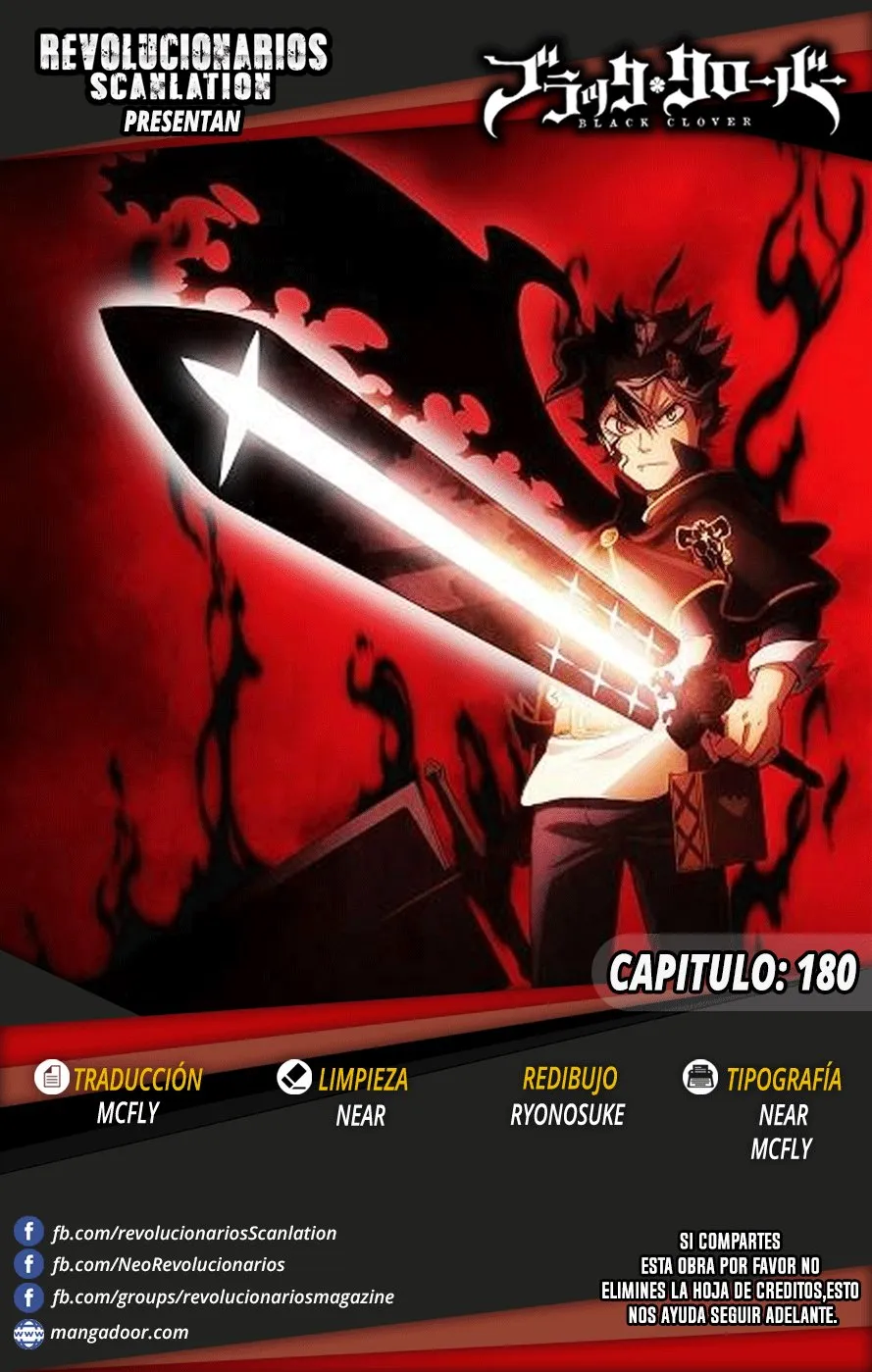 Black Clover Capítulo 180 en Línea - página 1