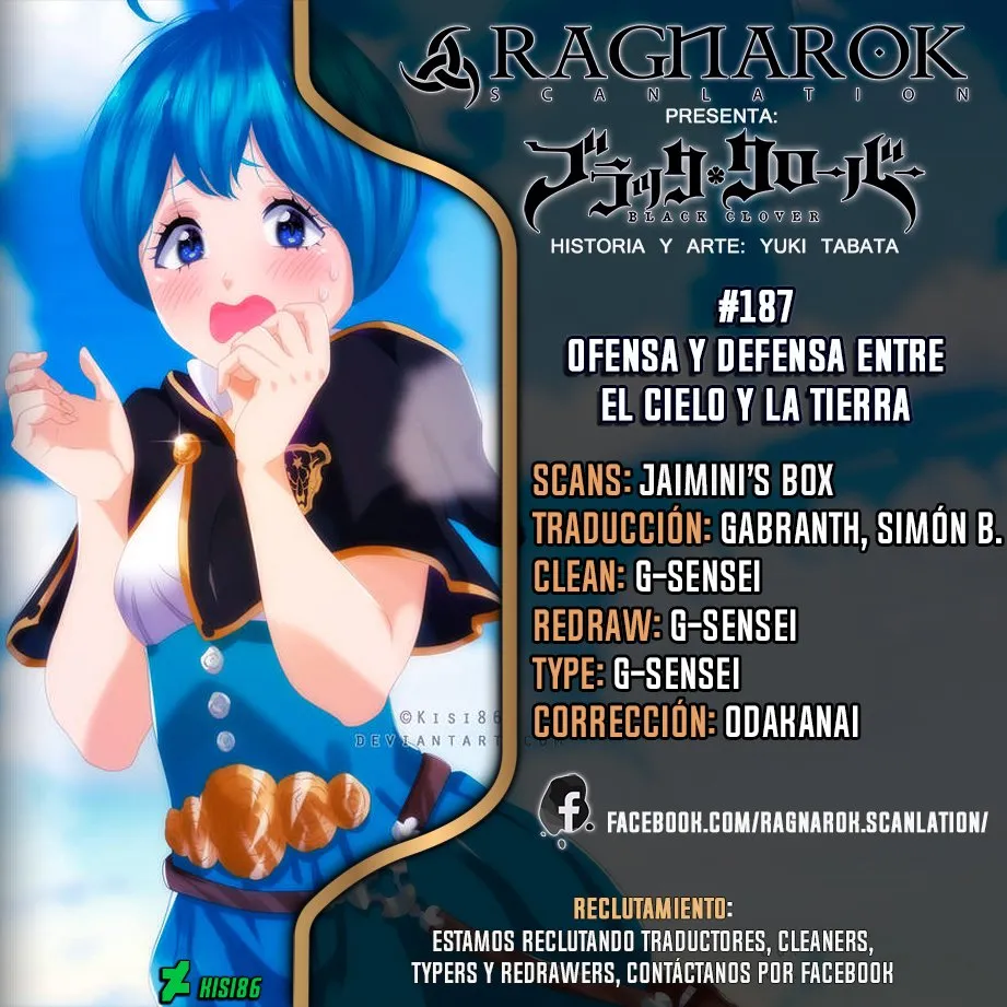 Black Clover Capítulo 187 en Línea - página 1