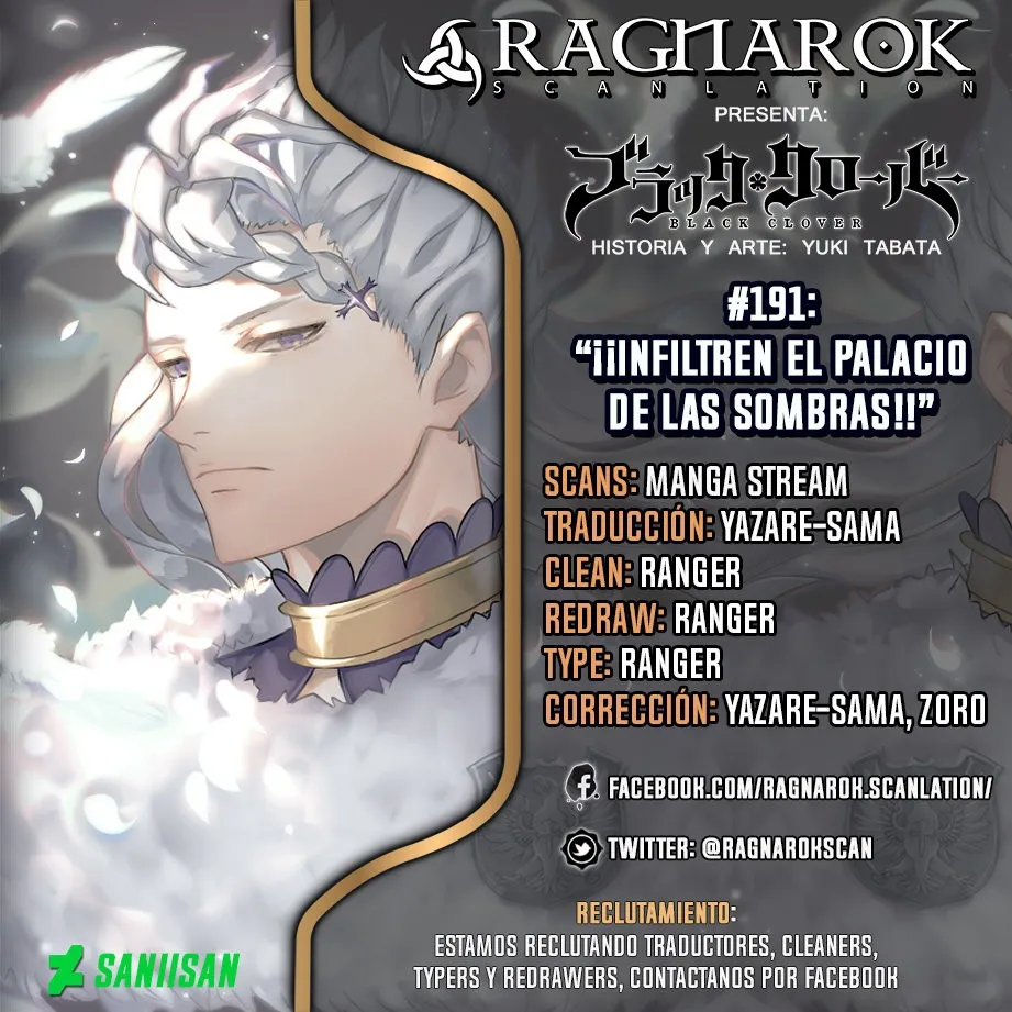 Black Clover Capítulo 191 en Línea - página 1