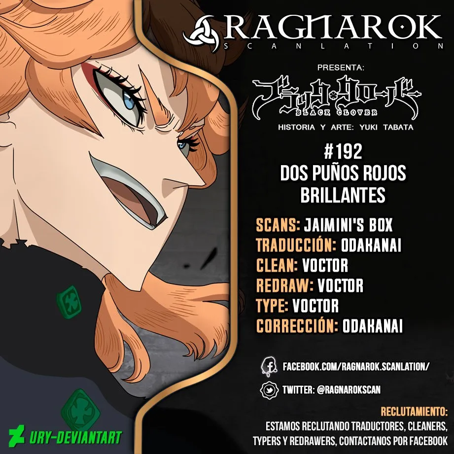 Black Clover Capítulo 192 en Línea - página 1