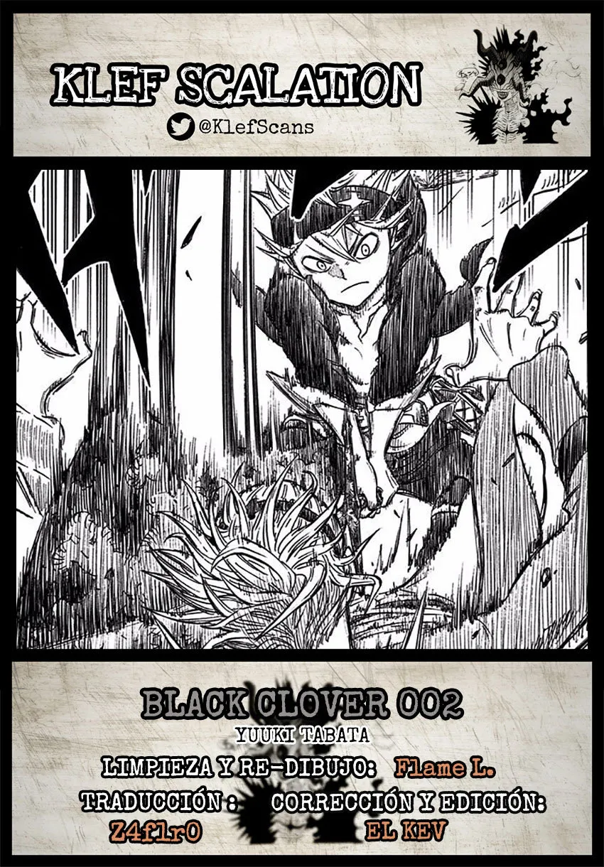 Black Clover Capítulo 2 en Línea - página 1