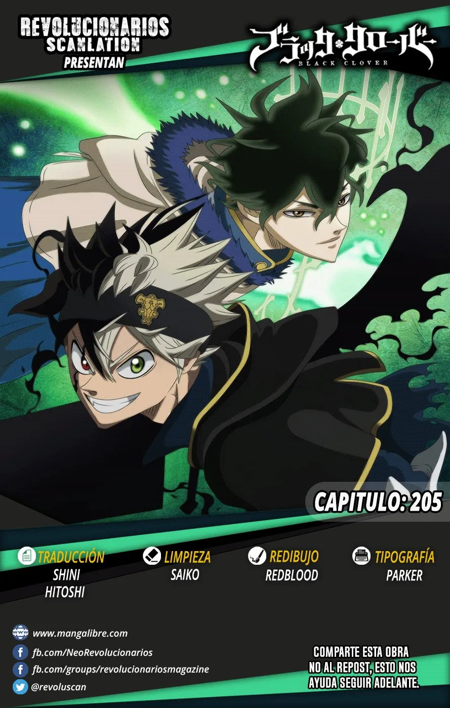 Black Clover Capítulo 205 en Línea - página 1