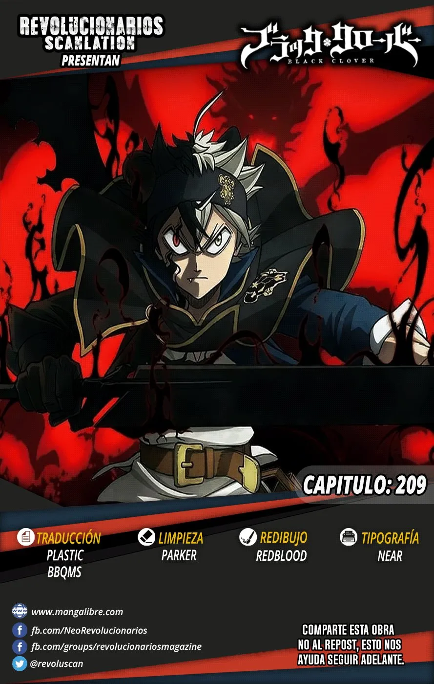 Black Clover Capítulo 209 en Línea - página 1