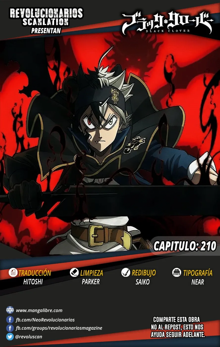 Black Clover Capítulo 210 en Línea - página 1