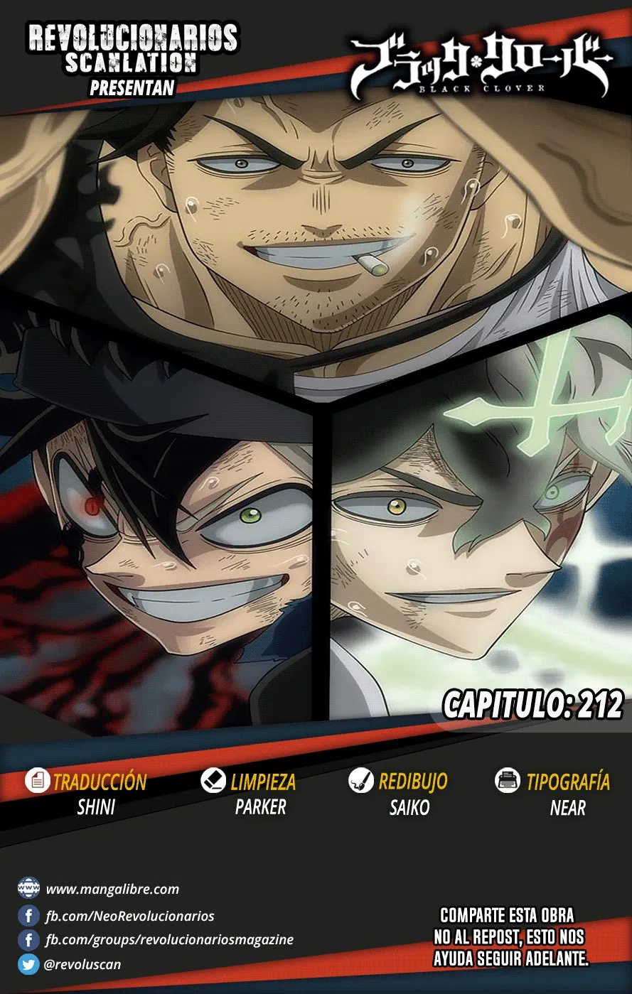 Black Clover Capítulo 212 en Línea - página 1