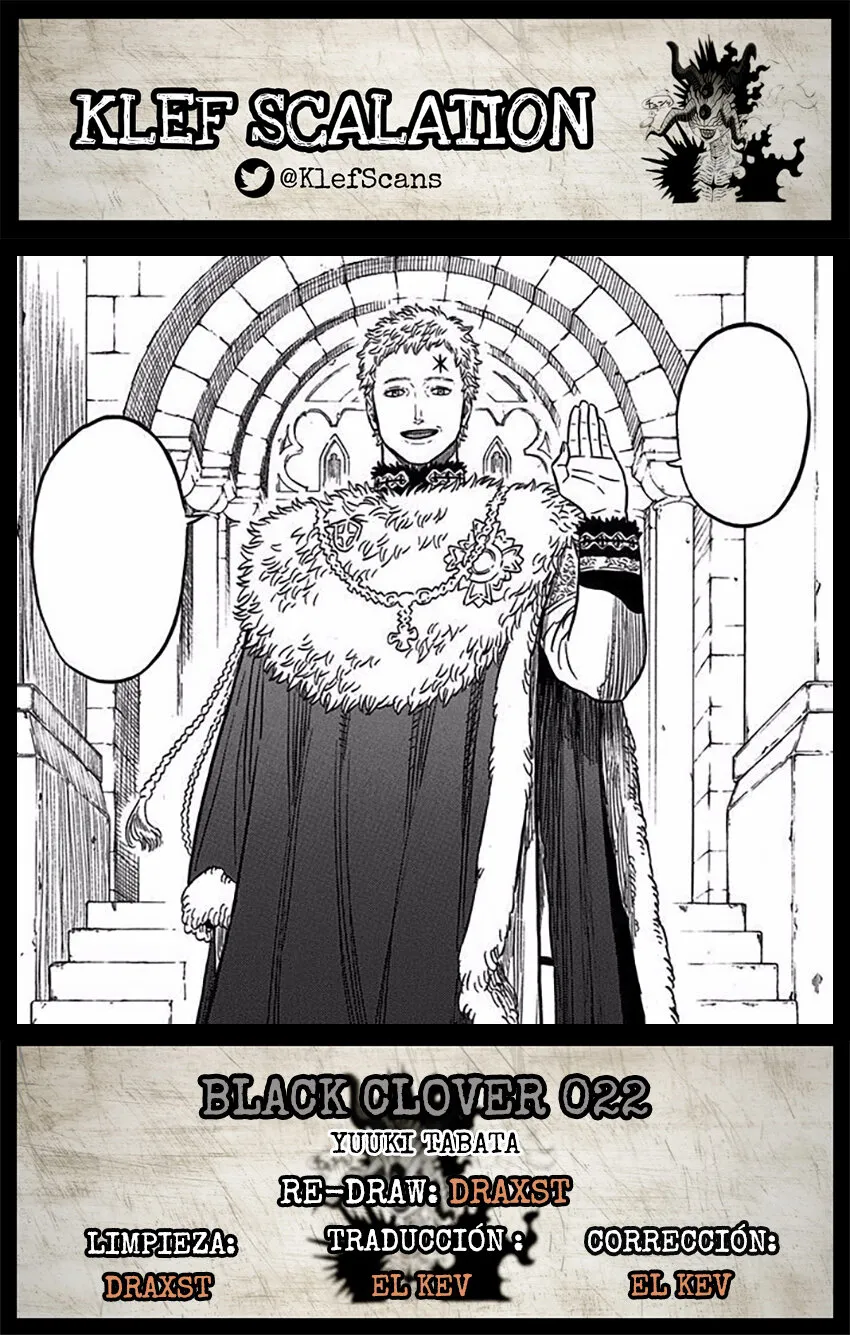 Black Clover Capítulo 22 en Línea - página 1