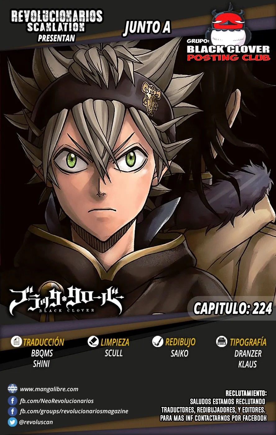 Black Clover Capítulo 224 en Línea - página 1