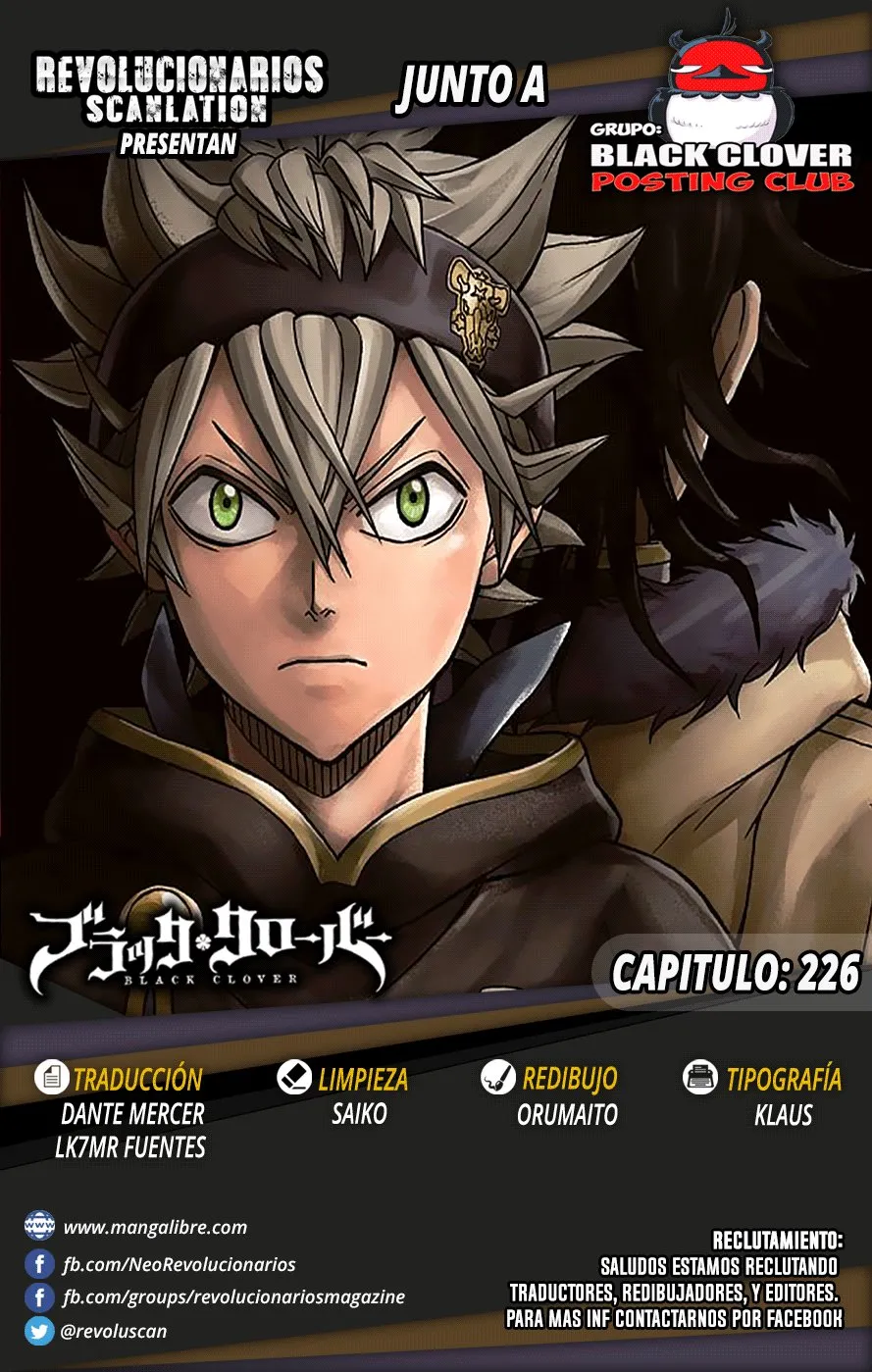 Black Clover Capítulo 226 en Línea - página 1