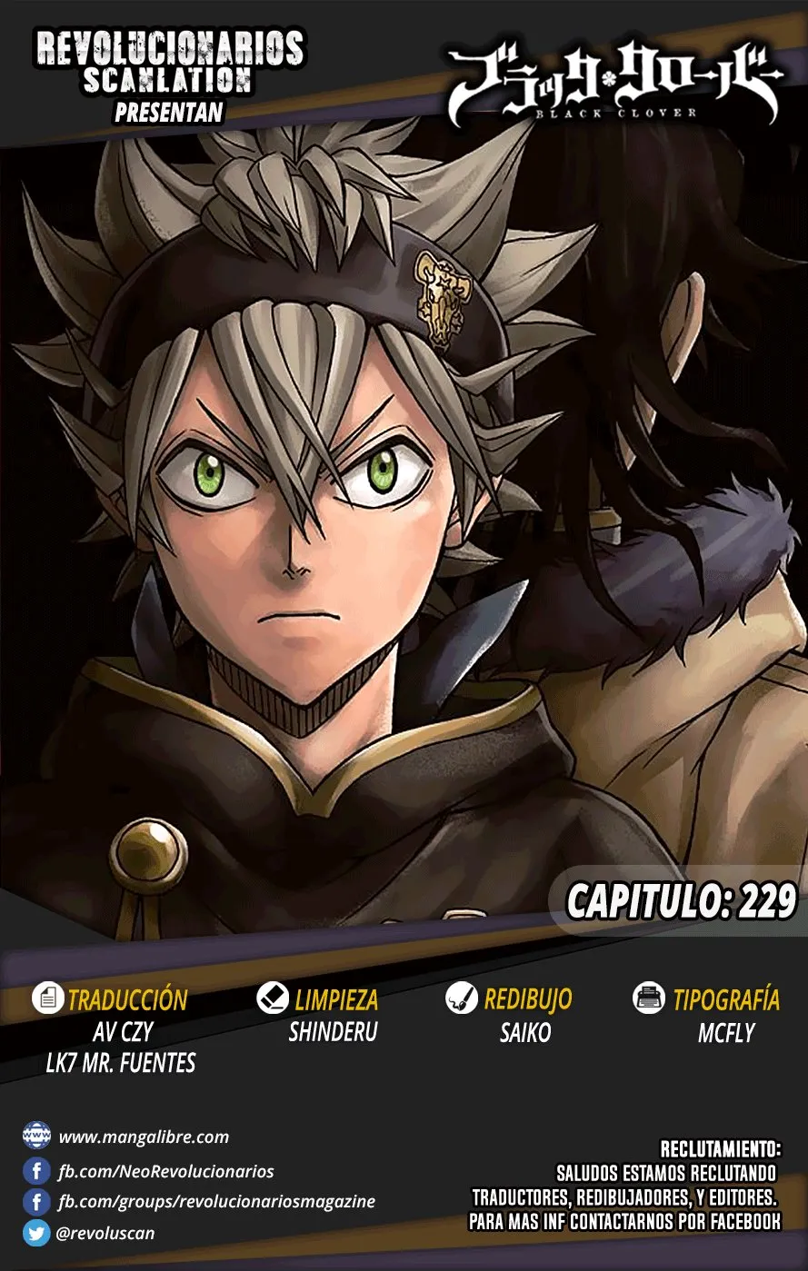 Black Clover Capítulo 229 en Línea - página 1