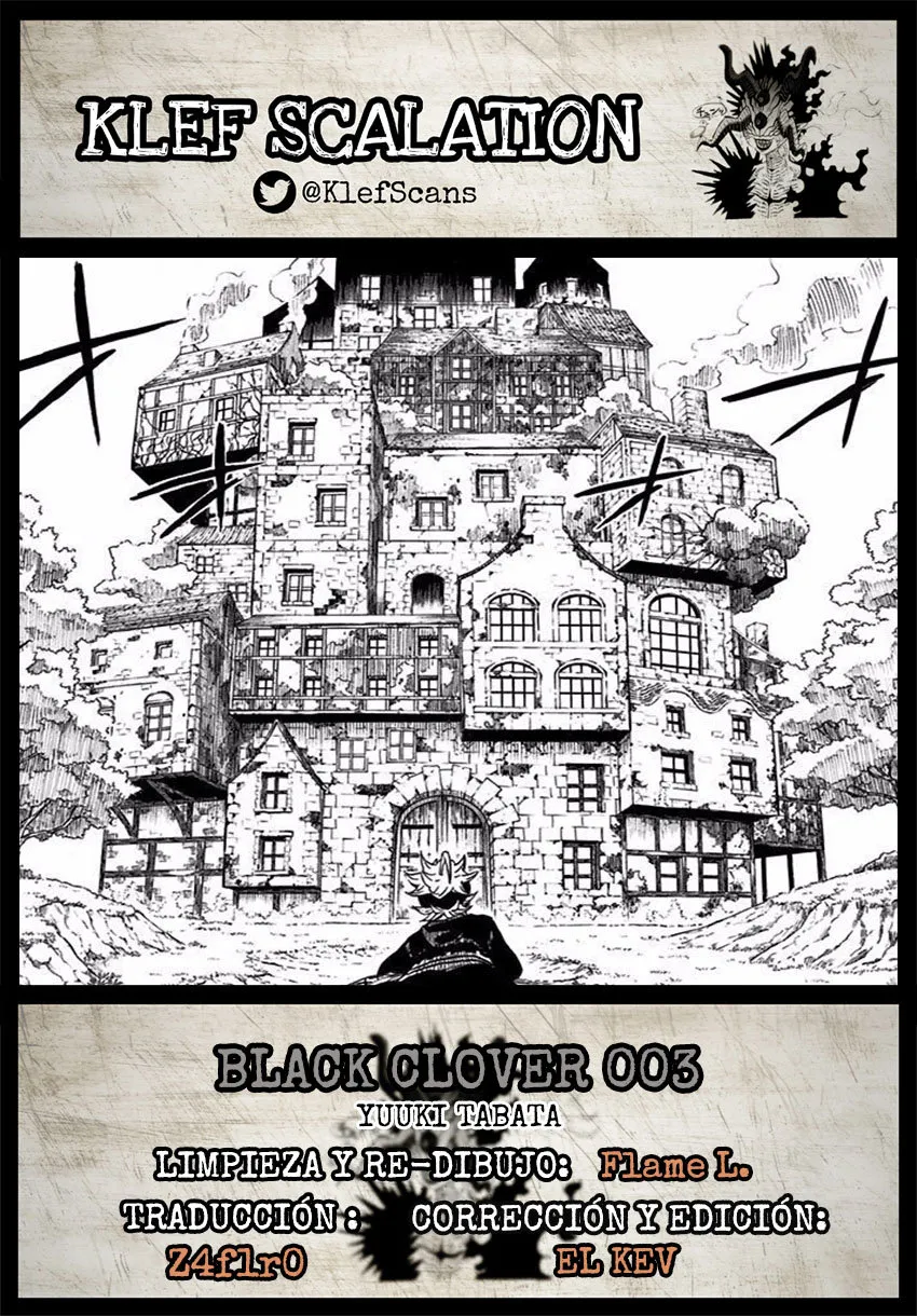 Black Clover Capítulo 3 en Línea - página 1