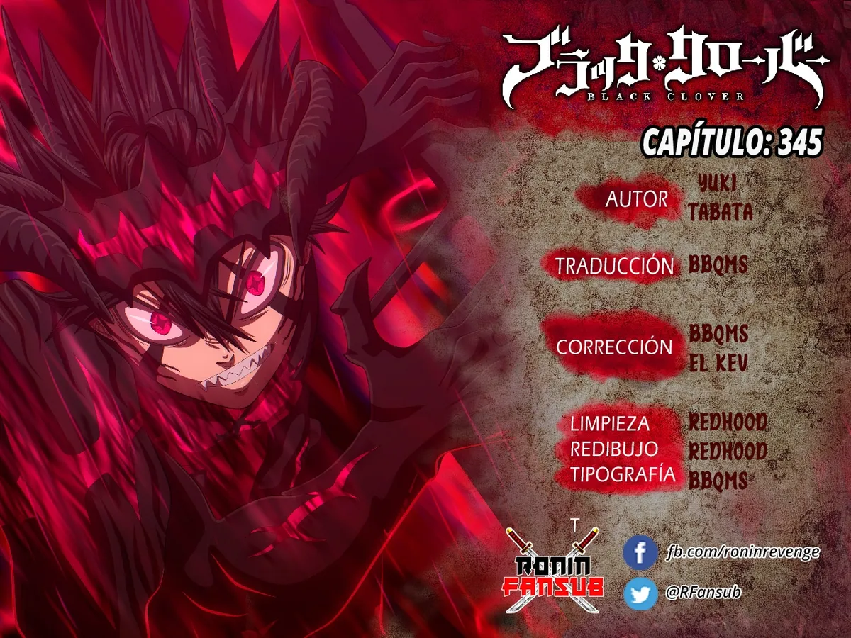 Black Clover Capítulo 345 en Línea - página 1