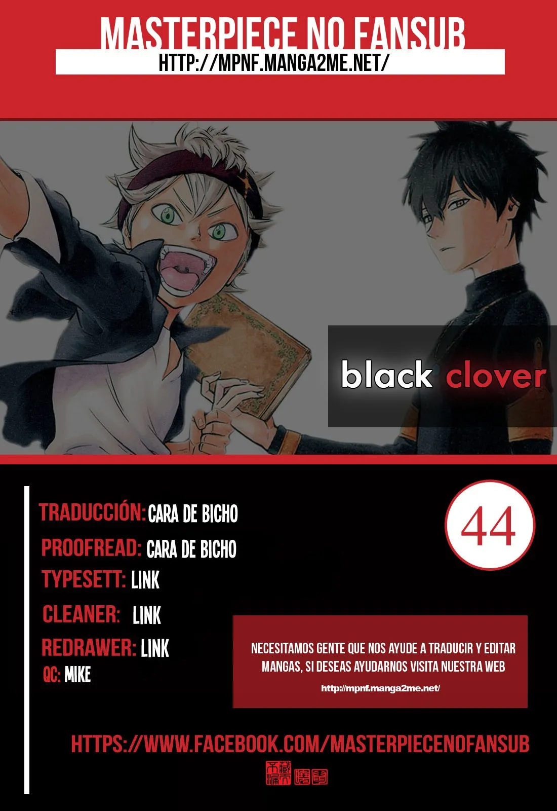 Black Clover Capítulo 44 en Línea - página 1
