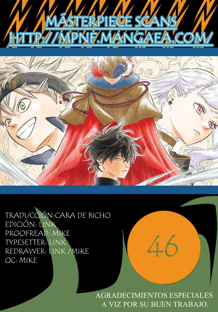 Black Clover Capítulo 46 en Línea - página 1