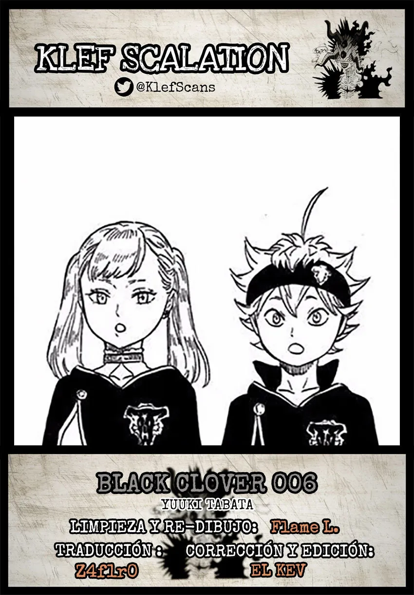 Black Clover Capítulo 6 en Línea - página 1