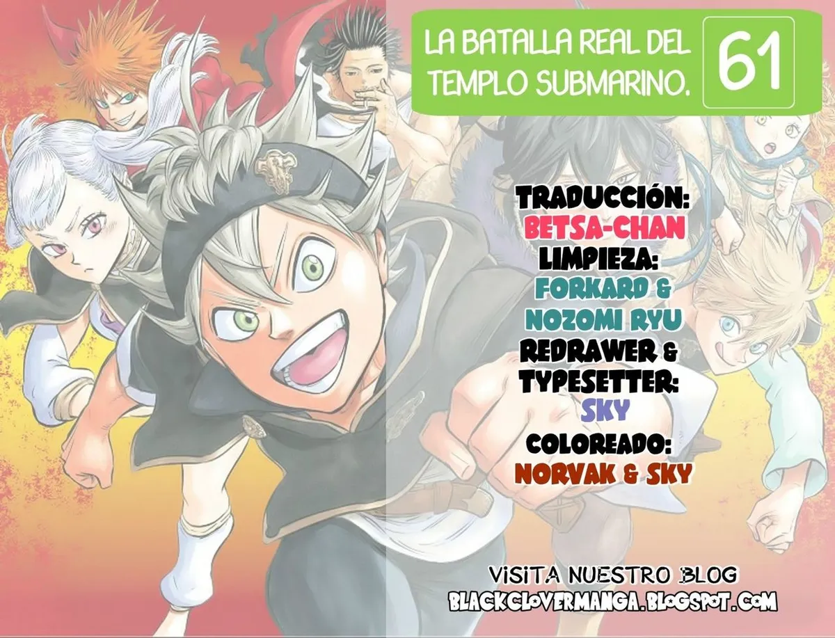 Black Clover Capítulo 61 en Línea - página 1