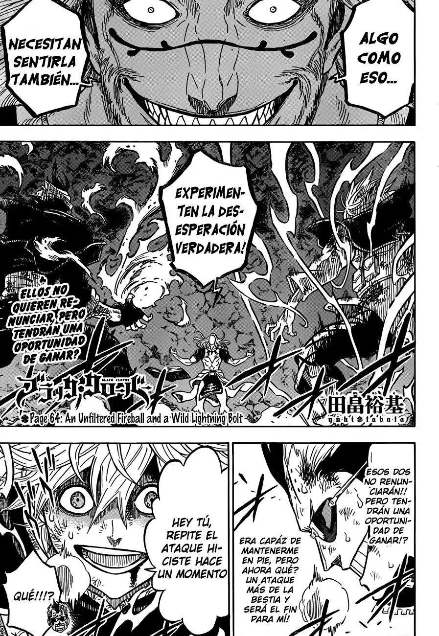 Black Clover Capítulo 64 en Línea - página 1
