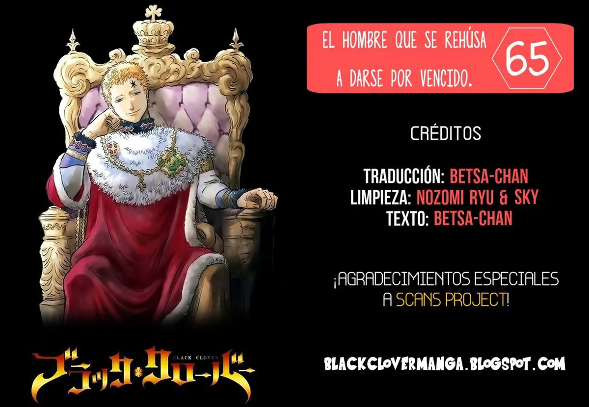 Black Clover Capítulo 65 en Línea - página 1