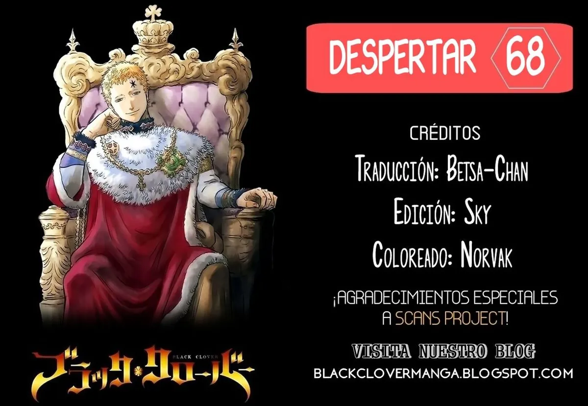 Black Clover Capítulo 68 en Línea - página 1