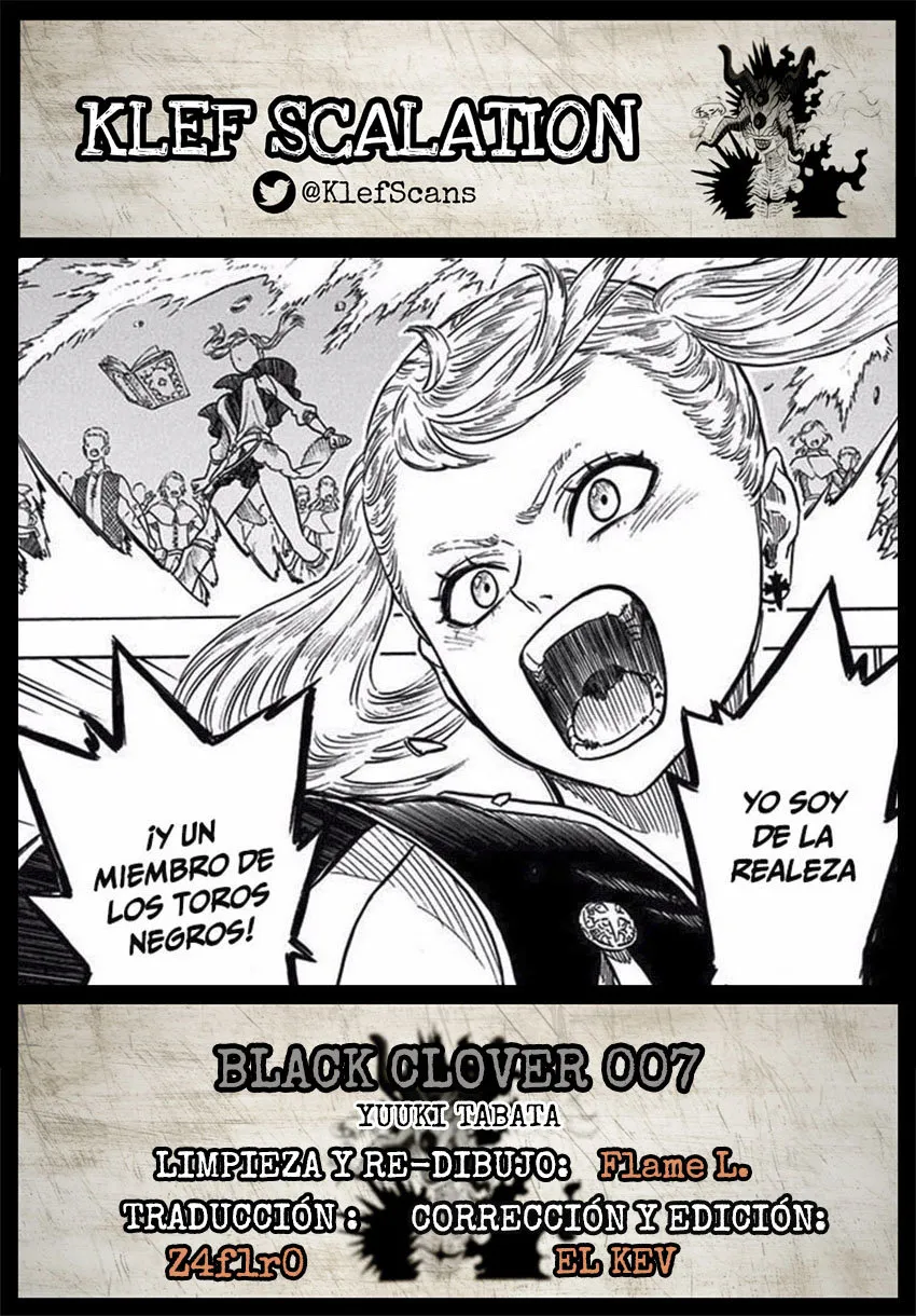Black Clover Capítulo 7 en Línea - página 1