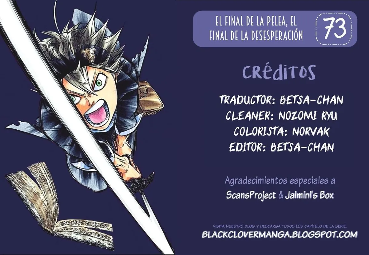 Black Clover Capítulo 73 en Línea - página 1