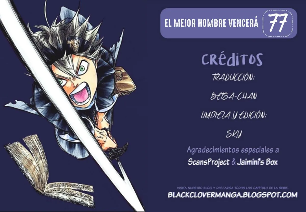 Black Clover Capítulo 77 en Línea - página 1