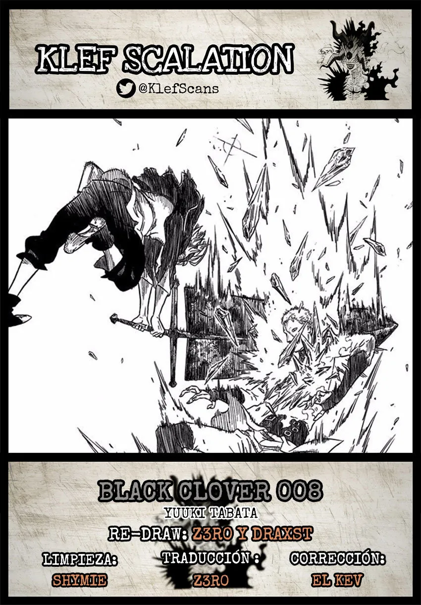 Black Clover Capítulo 8 en Línea - página 1