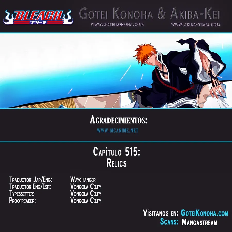 Bleach Capítulo 515 en Línea - página 1