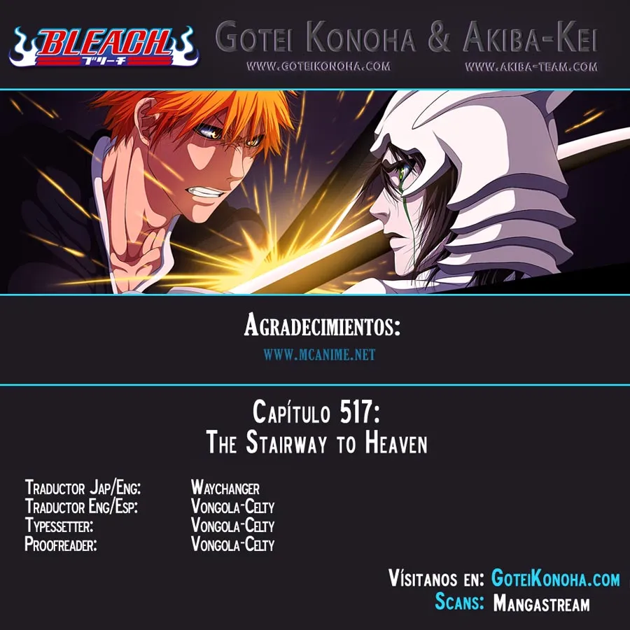 Bleach Capítulo 517 en Línea - página 1