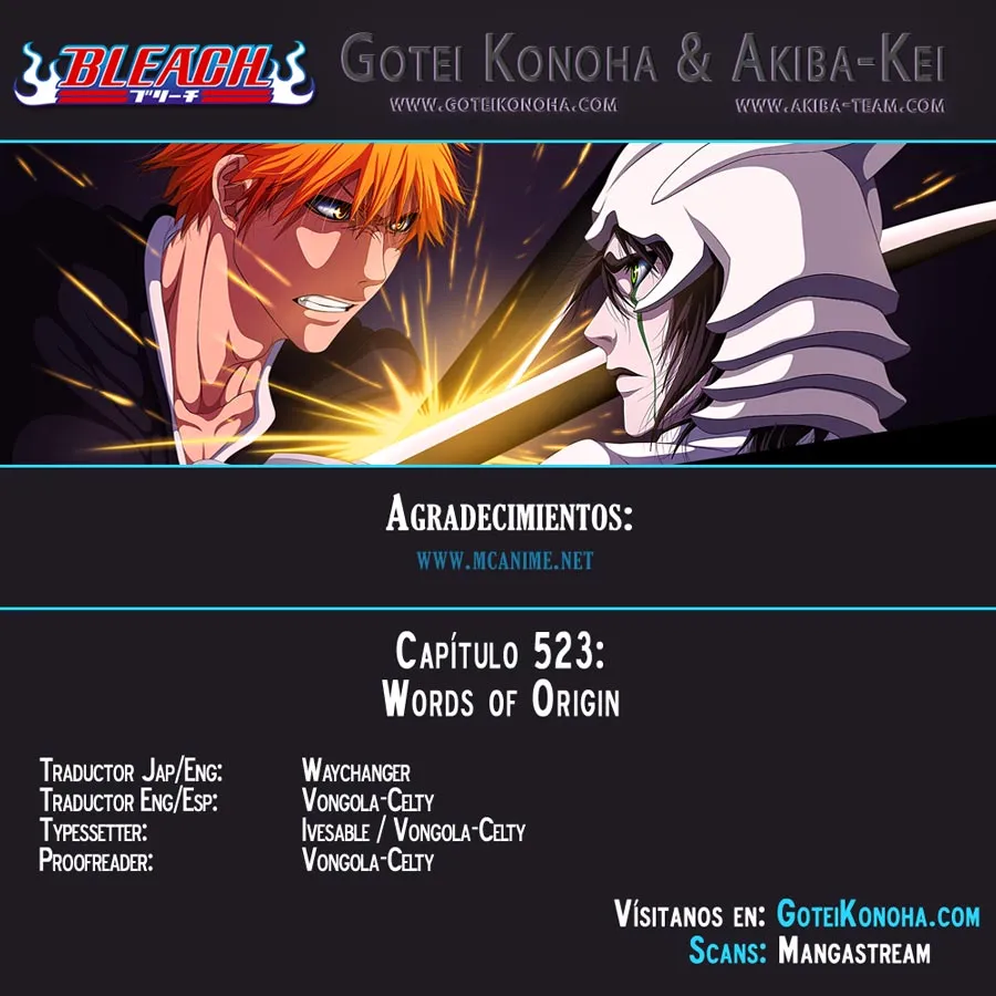 Bleach Capítulo 523 en Línea - página 1