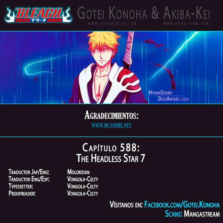 Bleach Capítulo 588 en Línea - página 1