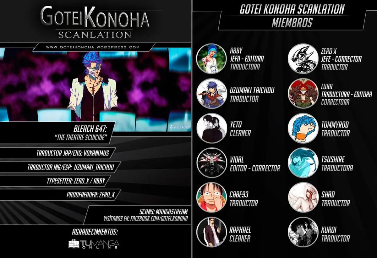 Bleach Capítulo 647 en Línea - página 1