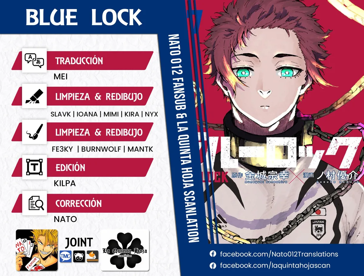 Blue Lock Capítulo 158 en Línea - página 1